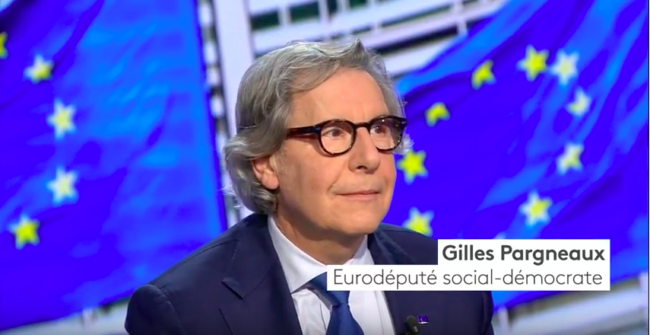 L'initiative d'un groupe de soutien à Emmanuel Macron du député européen Gilles Pargneaux fait un "flop". (Capture d'écran)