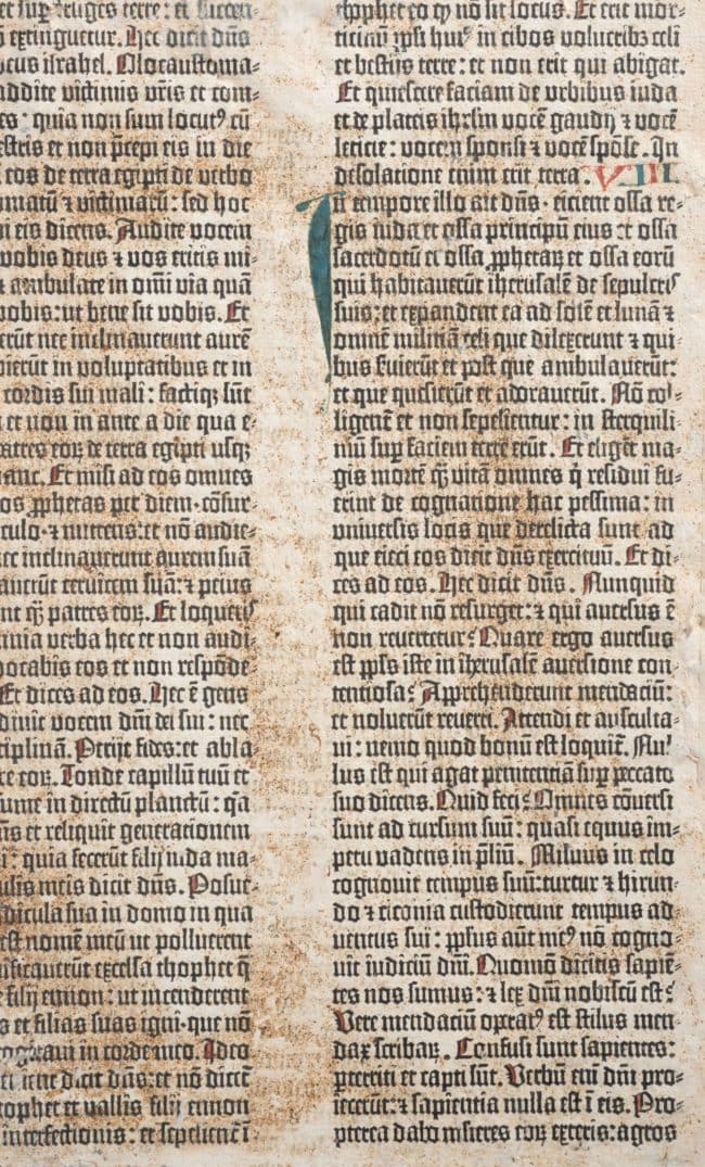 La Bible de 42 lignes, le second ouvrage imprimé par Gutenberg (doc remis)