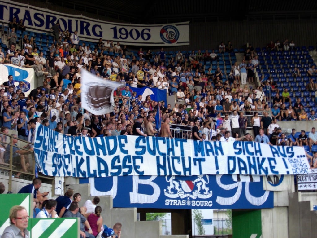 Le Racing en CFA2, ses supporters en Ligue 1