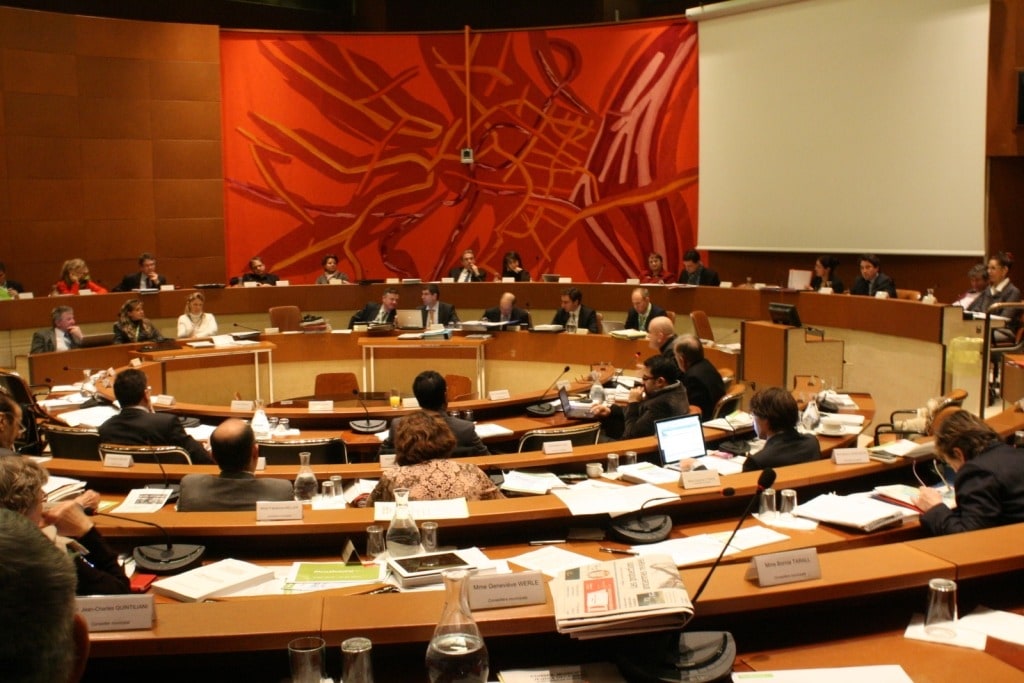 Le conseil municipal du 8 décembre 2011. (Photo PF / Rue89 Strasbourg)