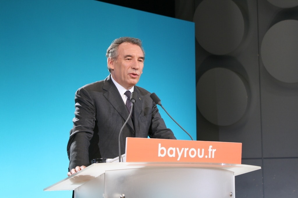 François Bayrou en meeting le 6 mars à Strasbourg