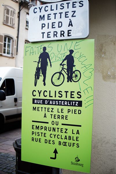 Tribune : Il y a un conflit entre piétons et cyclistes à Strasbourg