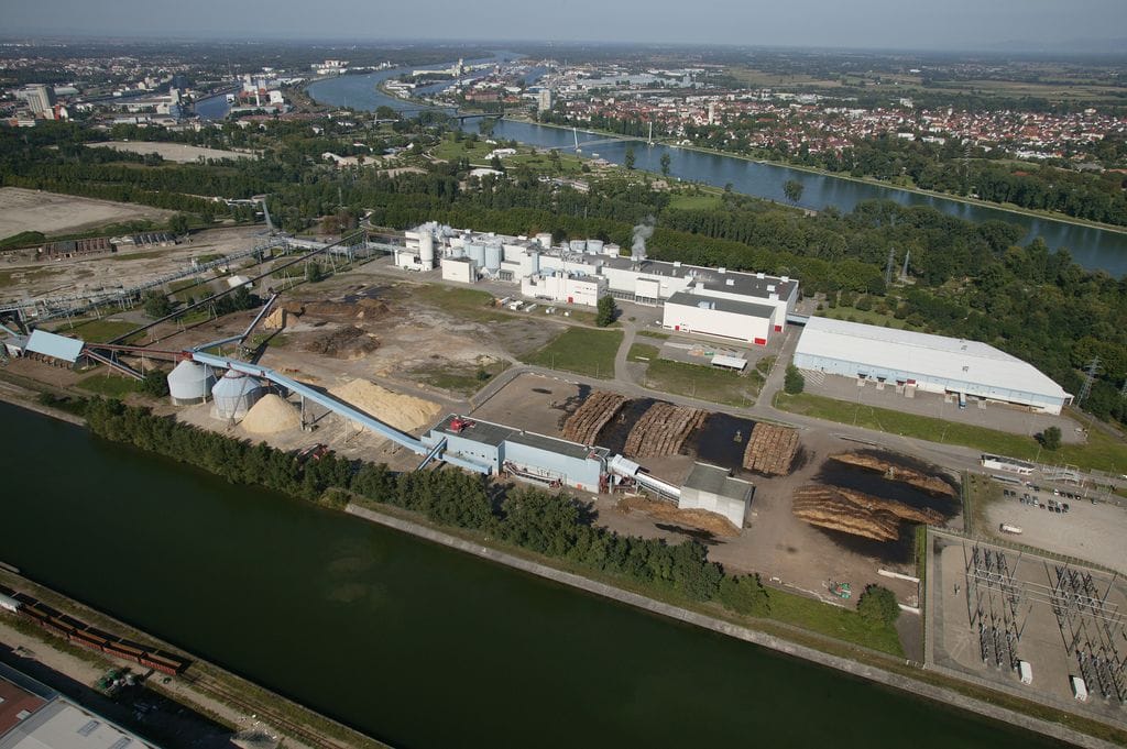L'usine Stracel au Port-du-Rhin à Strasbourg (Doc UPM)