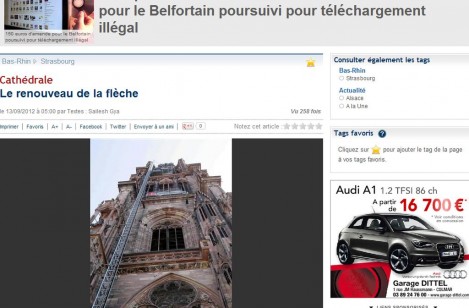 L’architecte de la cathédrale de Strasbourg quitte son poste