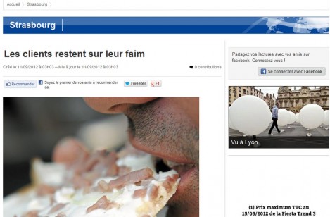 Les clients des restos strasbourgeois restent sur leur faim