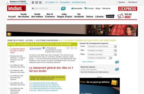 Strasbourg, avant-dernière ville où sortir, selon L’Étudiant