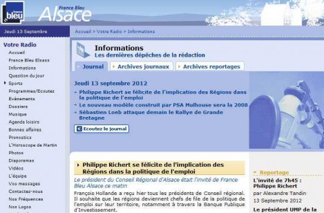 Philippe Richert n’est pas candidat à la mairie de Strasbourg