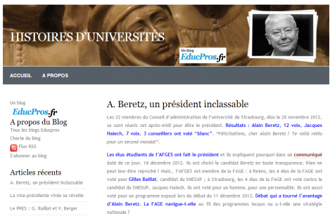Alain Beretz, un président inclassable