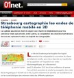 Strasbourg cartographie les ondes de téléphonie mobile en 3D