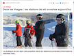 Les stations de ski ouvertes dans les Vosges