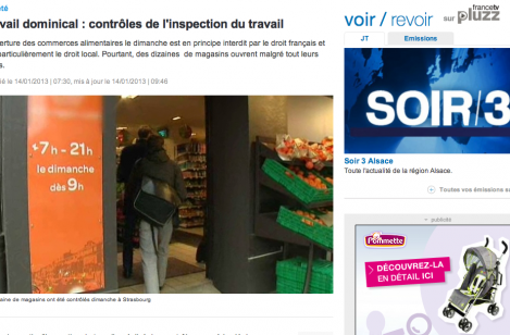 Travail dominical : de nouveaux contrôles de l'inspection du travail