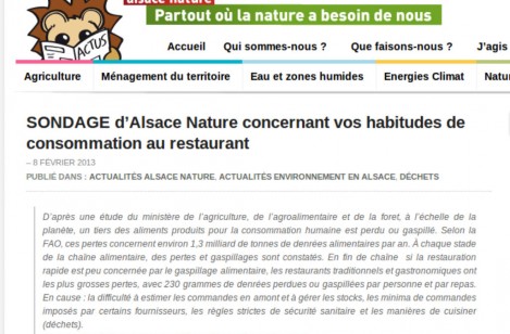 Stop au gaspillage alimentaire !