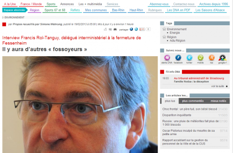 Fessenheim : Francis Rol-Tanguy détaille son calendrier