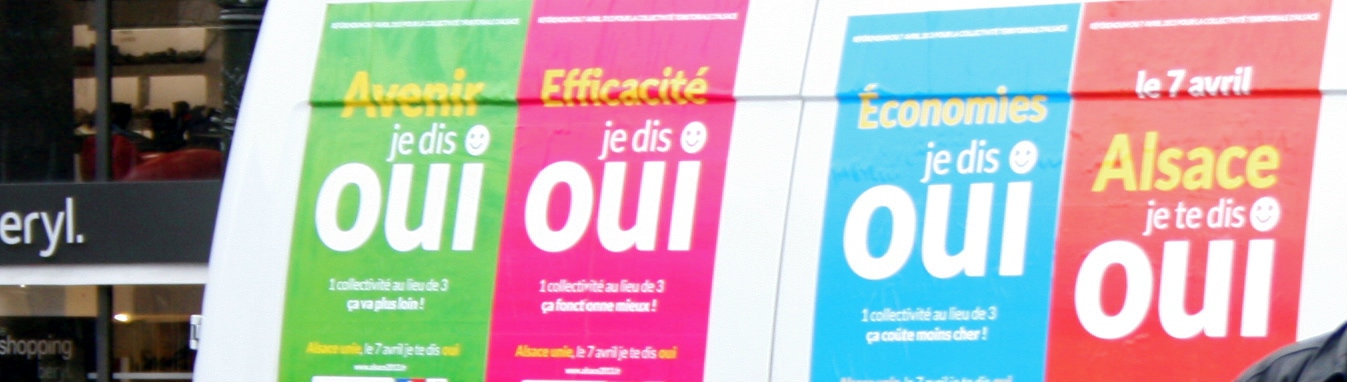 Les Alsaciens voteraient à 75% pour le conseil d’Alsace selon un sondage