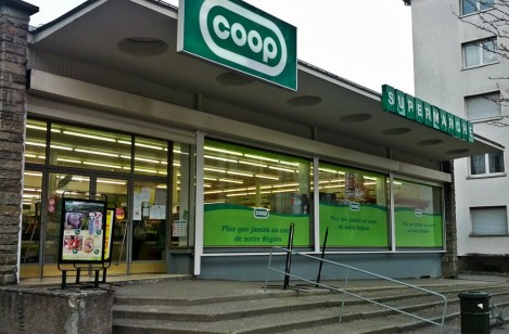 Le magasin Coop de la rue Lauth à Strasbourg a été l'un des premiers à passer à la nouvelle formule (Photo PF / Rue89 Strasbourg)