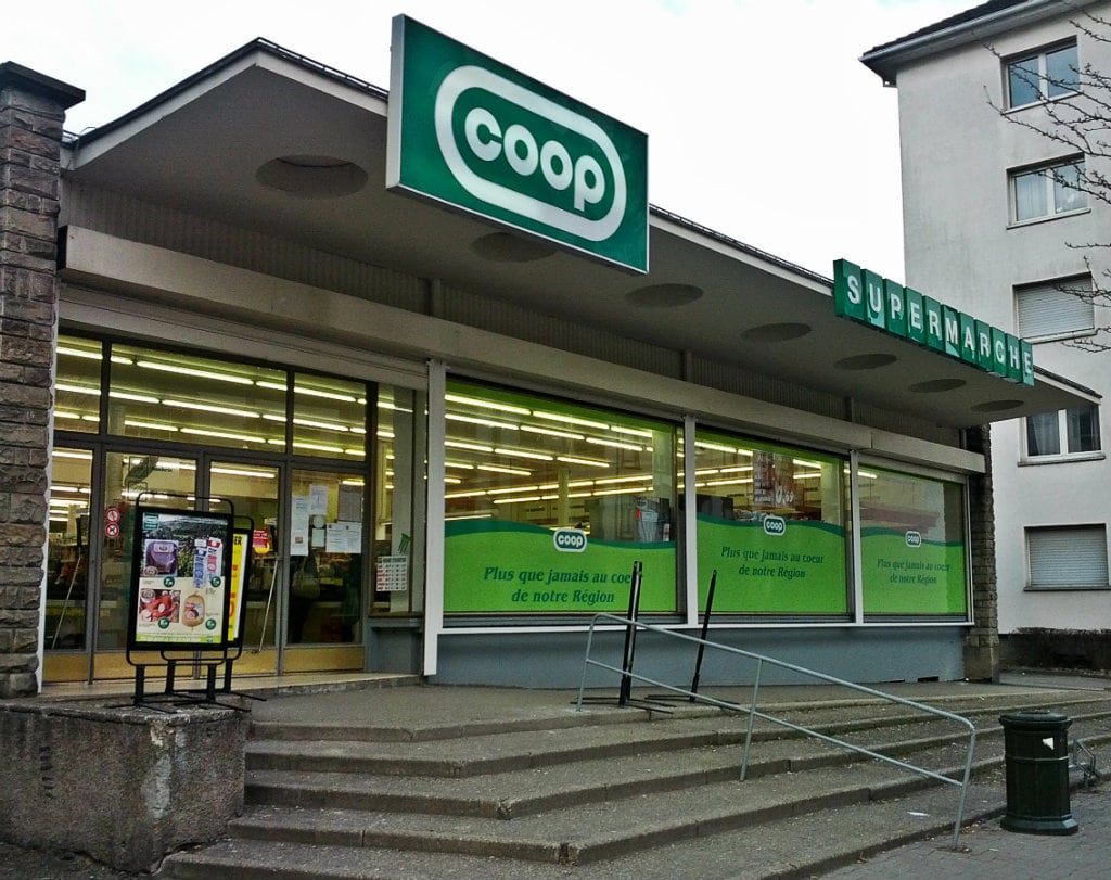 Le magasin Coop de la rue Lauth à Strasbourg a été l'un des premiers à passer à la nouvelle formule (Photo PF / Rue89 Strasbourg)