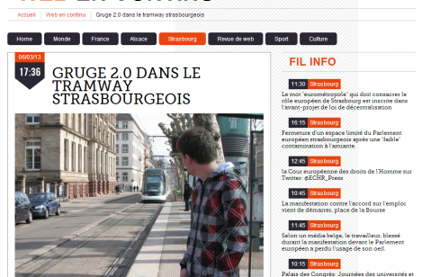 Un « Coyote » dans le tramway