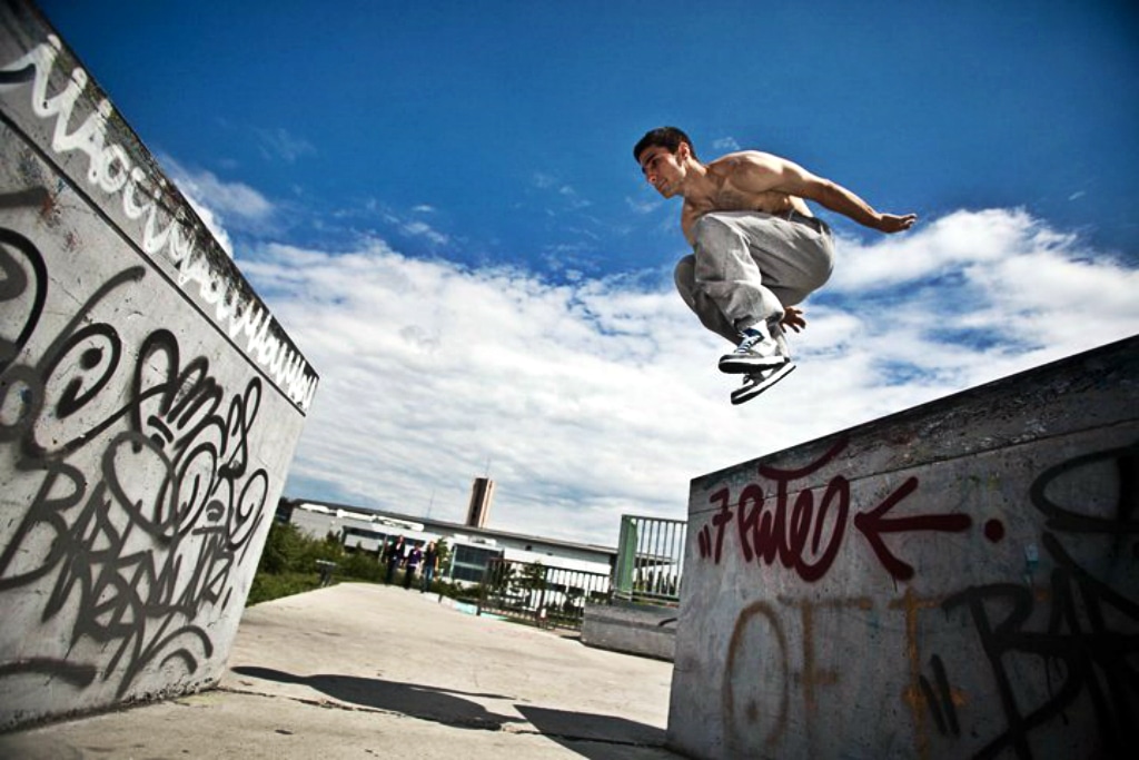 Le parkour interdit au musée d’art moderne