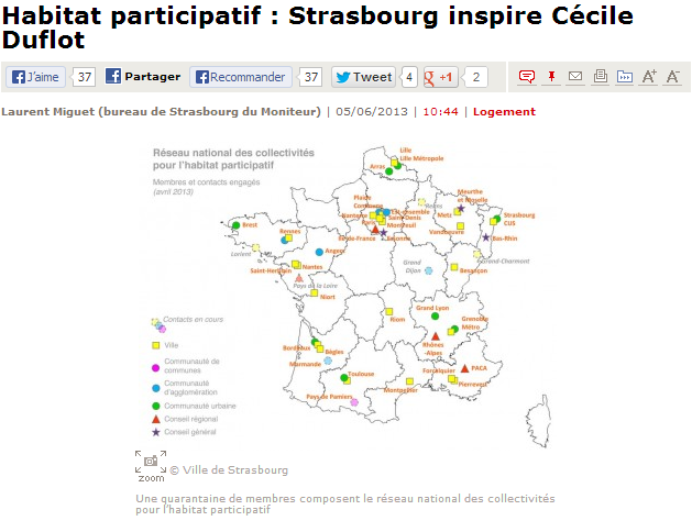 Habitat participatif : Strasbourg inspire Cécile Duflot