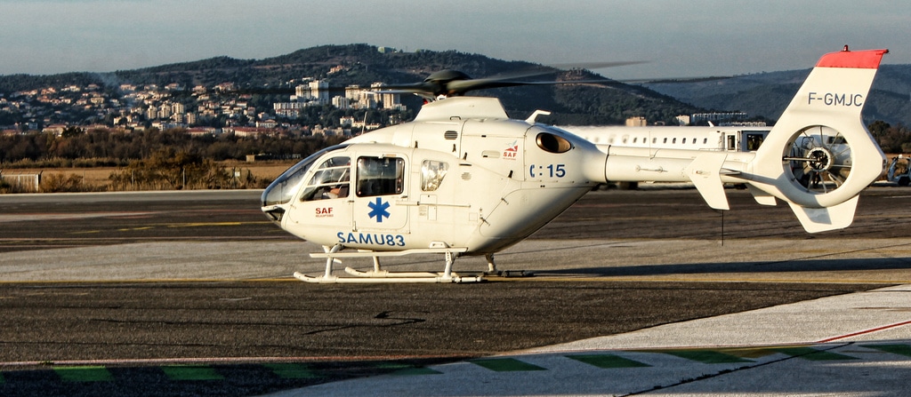 L'hélicoptère du Samu du Var (Photo Touit / FlickR / CC)