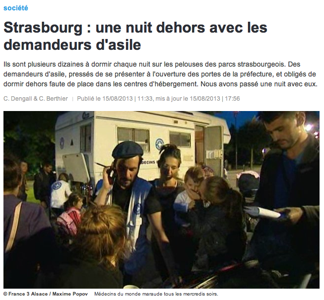 Une nuit place de la République avec les demandeurs d’asile