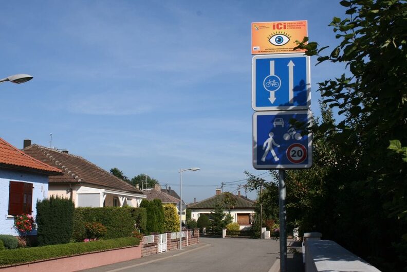 Les tranquilles rues d'Ohnheim. Trop tranquilles ? (Photo PF / Rue89 Strasbourg / cc)