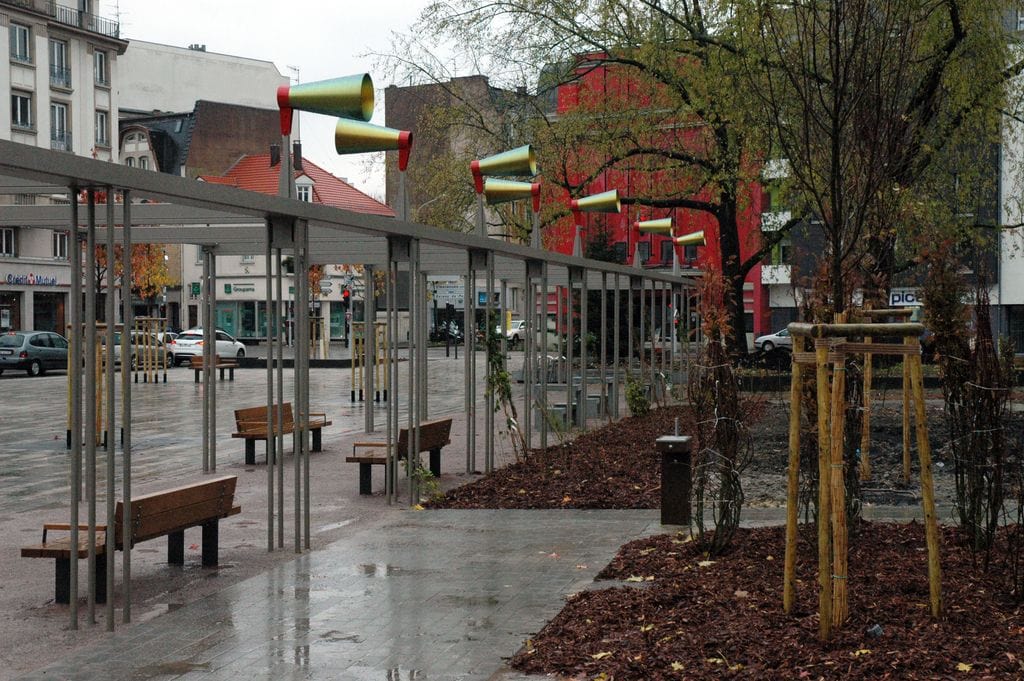 Des sons, et pourquoi pas ? Philippe Lepeut investit la place du Marché de Neudorf