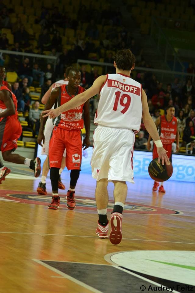 Arnaud Imhoff - ici contre Chalon-sur-Saône - a pris part à deux rencontres de Pro A cette saison (photo Audrey Feltz)