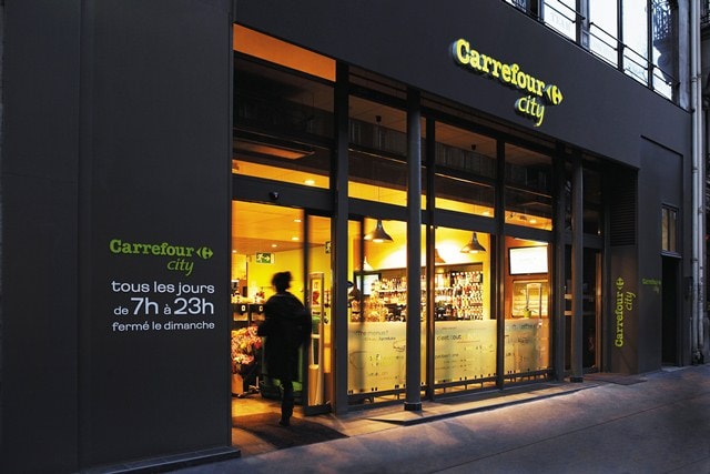 Les devantures des Coop devraient rejoindre le look des magasins Carrefour City (Photo Carrefour Proximité)