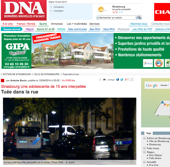 Une femme de 19 ans poignardée près de la gare