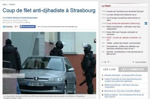 Coup de filet anti-djihadistes à Strasbourg