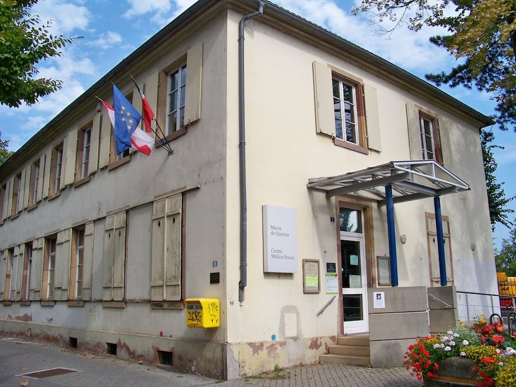 Aux heures de bureau, la mairie de quartier de la Robertsau est ouverte… ou pas