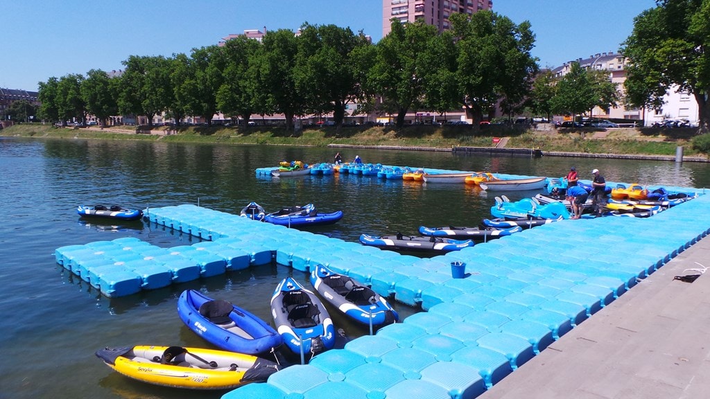 Des pédalos et des canoës aux Docks d’été