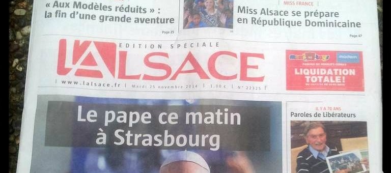 Pour briser une grève, L’Alsace de mardi a été imprimé en Allemagne