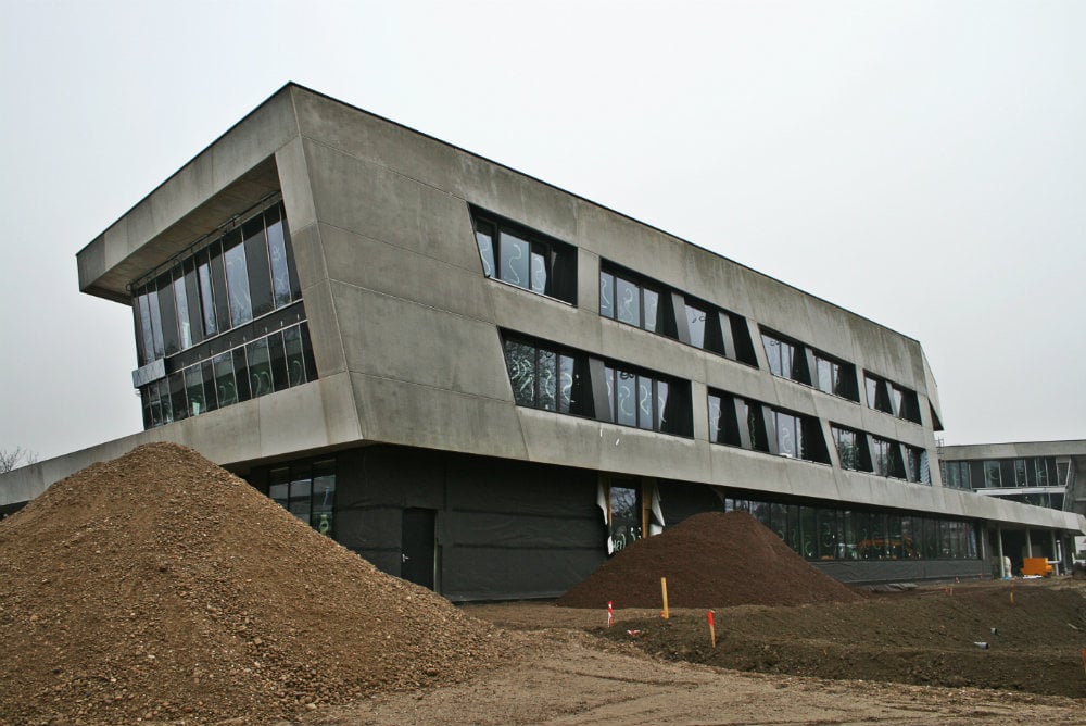 Visite de chantier à l’école européenne