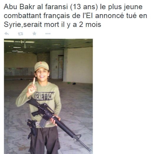 Les trois frères du petit Strasbourgeois de la vidéo en Syrie sont morts