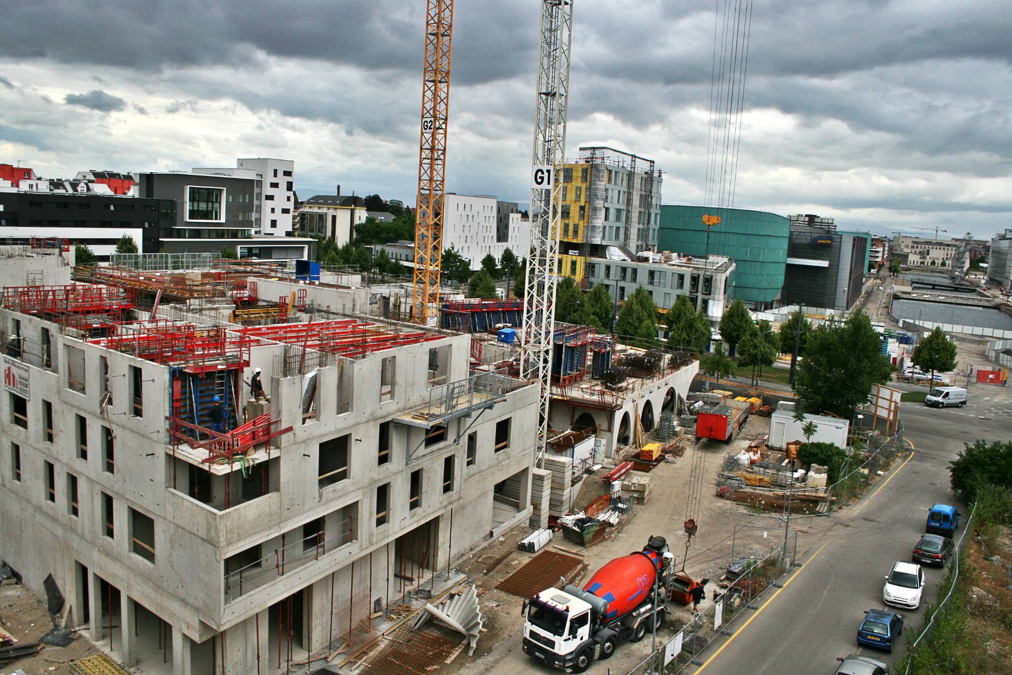 Un tiers du quartier Danube sera habitable en 2016