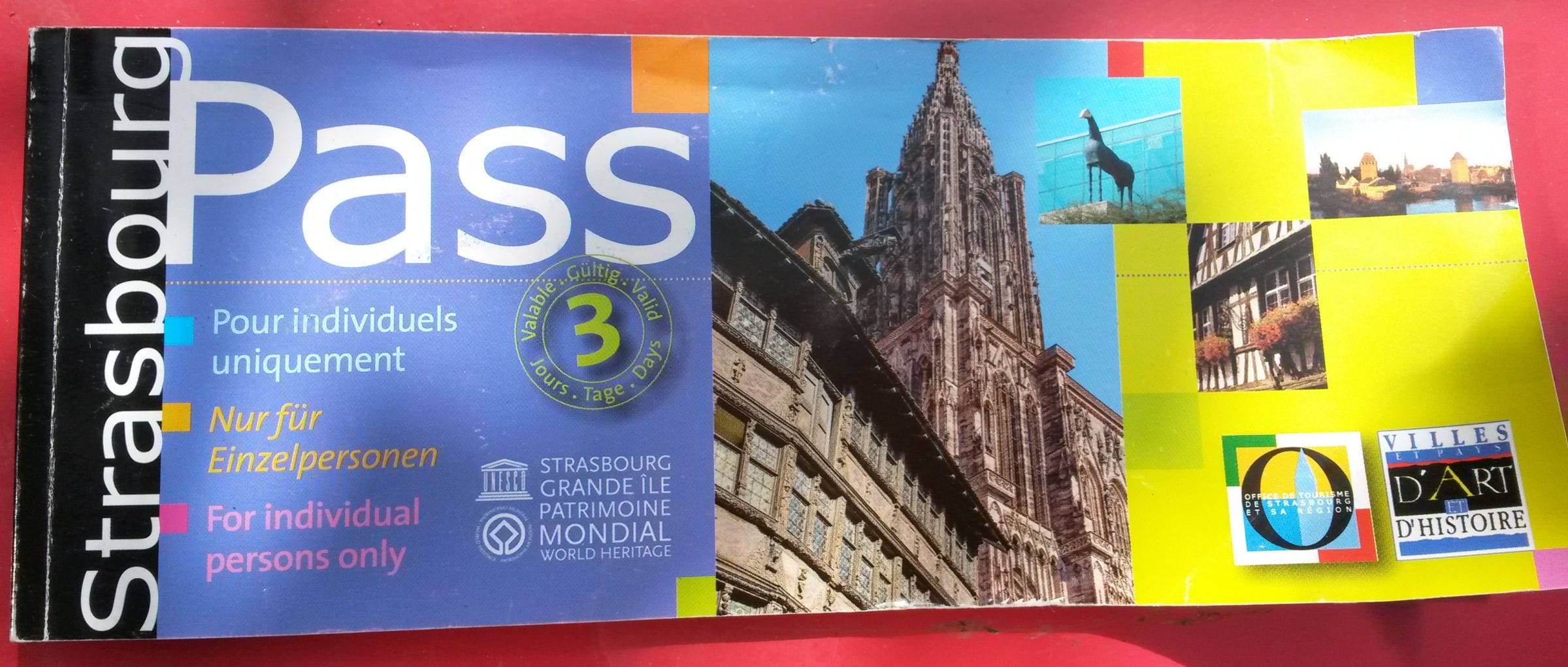 Le Strasbourg Pass est valable 3 jours consécutifs. Crédit CG/Rue89 Strasbourg