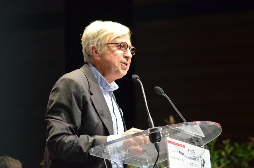 Jean-Pierre Masseret lors du lancement de sa campagne des régionales à Toul en septembre (Photo Campagne Masseret)