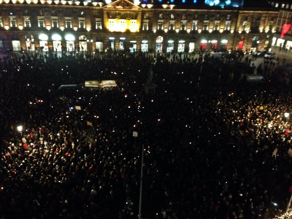 Rassemblement mercredi suite aux attentats de Paris