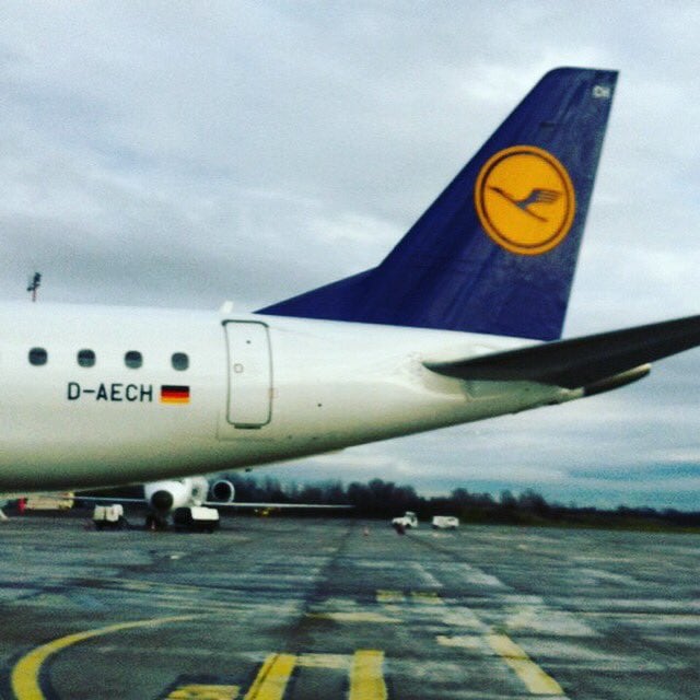 La Lufthansa devrait peut-être revoir l'immatriculation de certains appareils... (Photo Julien Ménielle / Twitter)