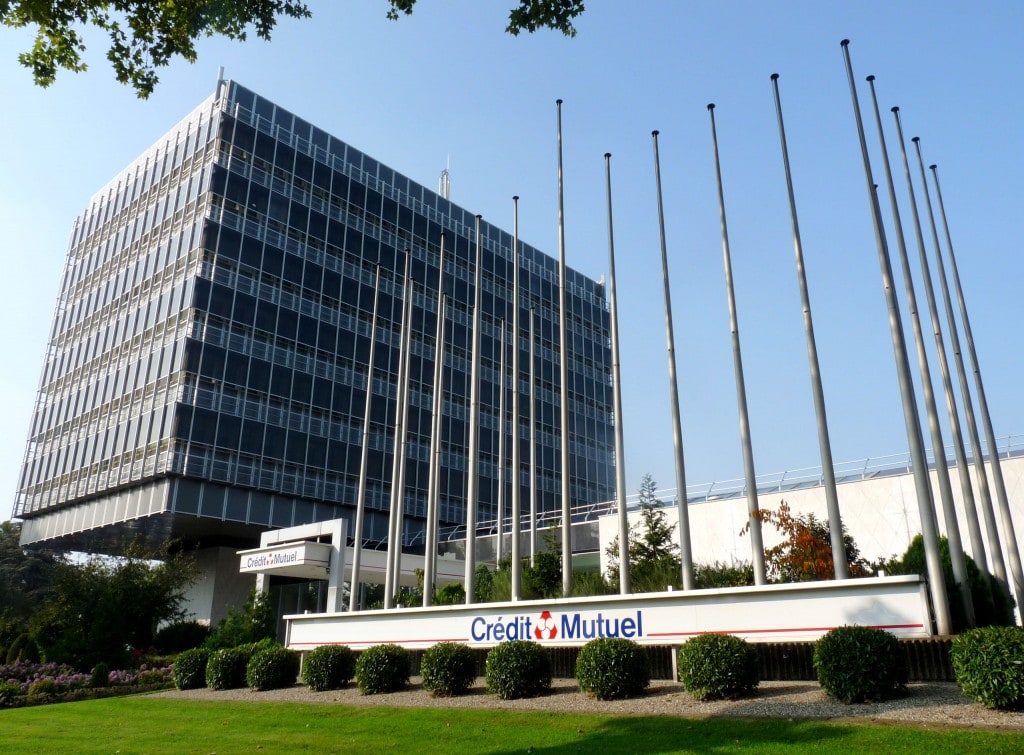 Le siège du Crédit Mutuel au Wacken à Strasbourg (Photo Wikimedia Commons / cc)