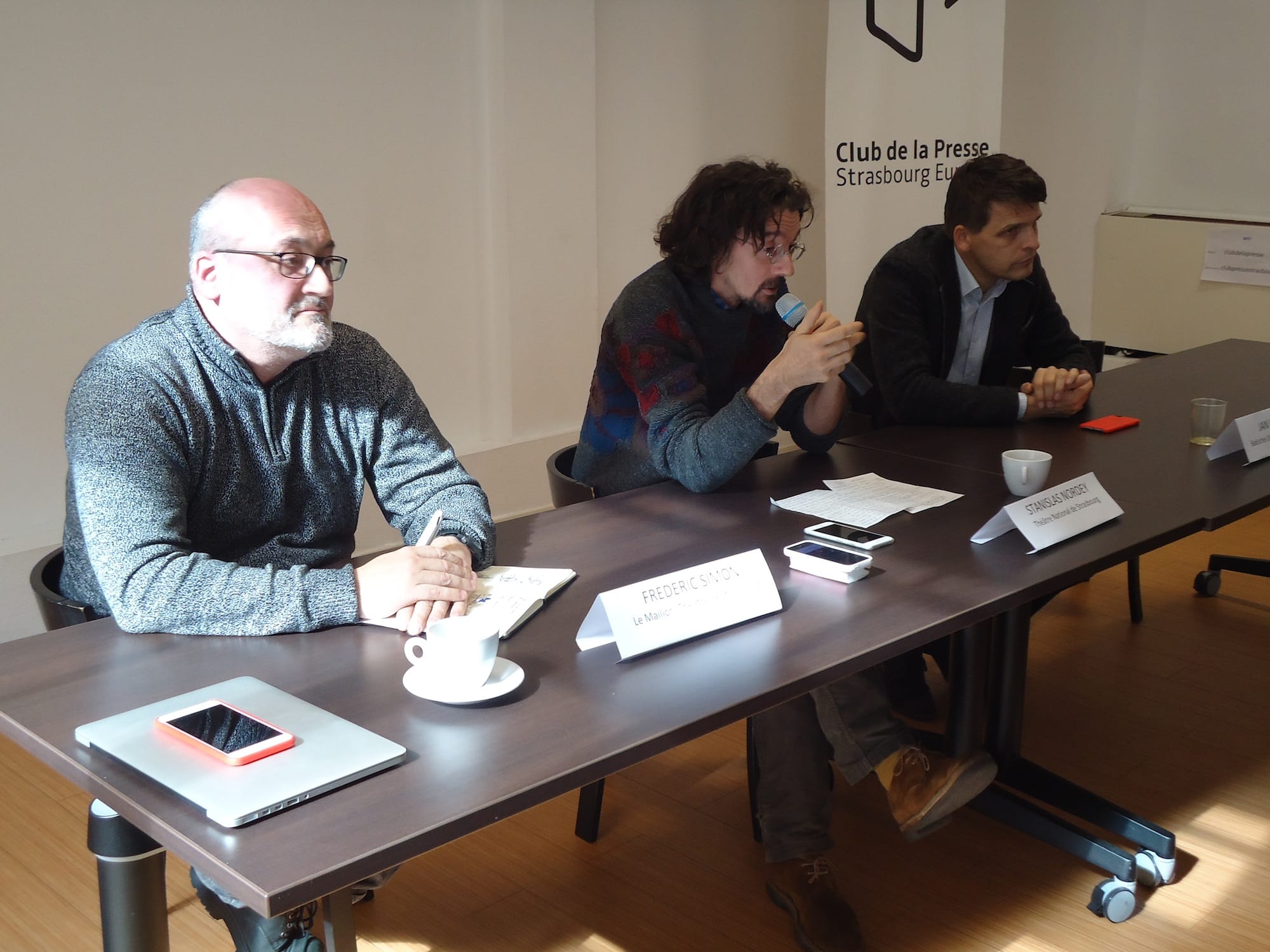Conférence de presse autour du festival Premières au Club de la Presse, le 10 mars 2016 (Photo M. Bohner / Rue89 Strasbourg)