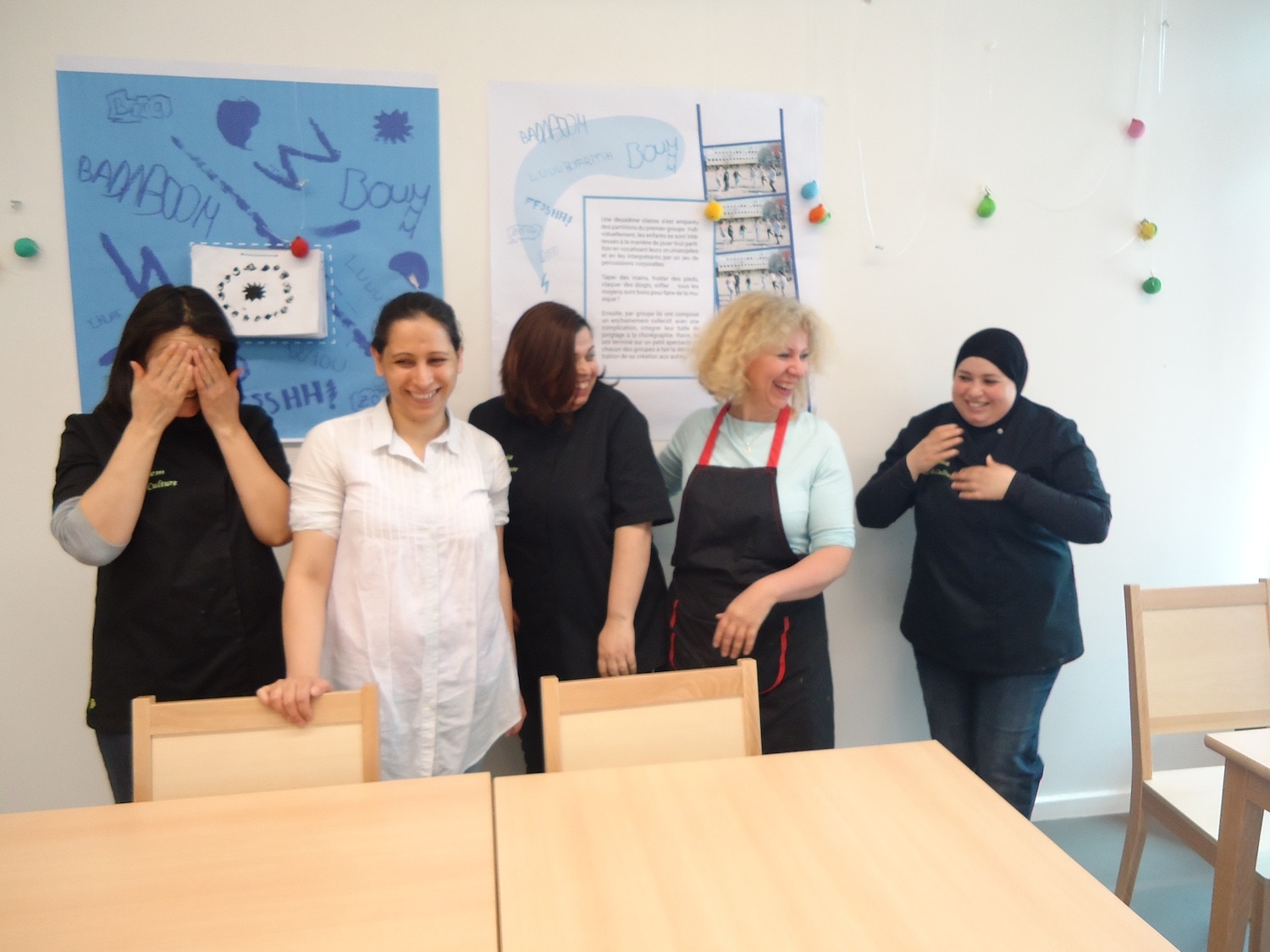 L'équipe de Table et Culture, en ébullition (Photo Marie Bohner)