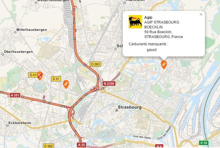 Blocage des raffineries : pas de panique à avoir en Alsace