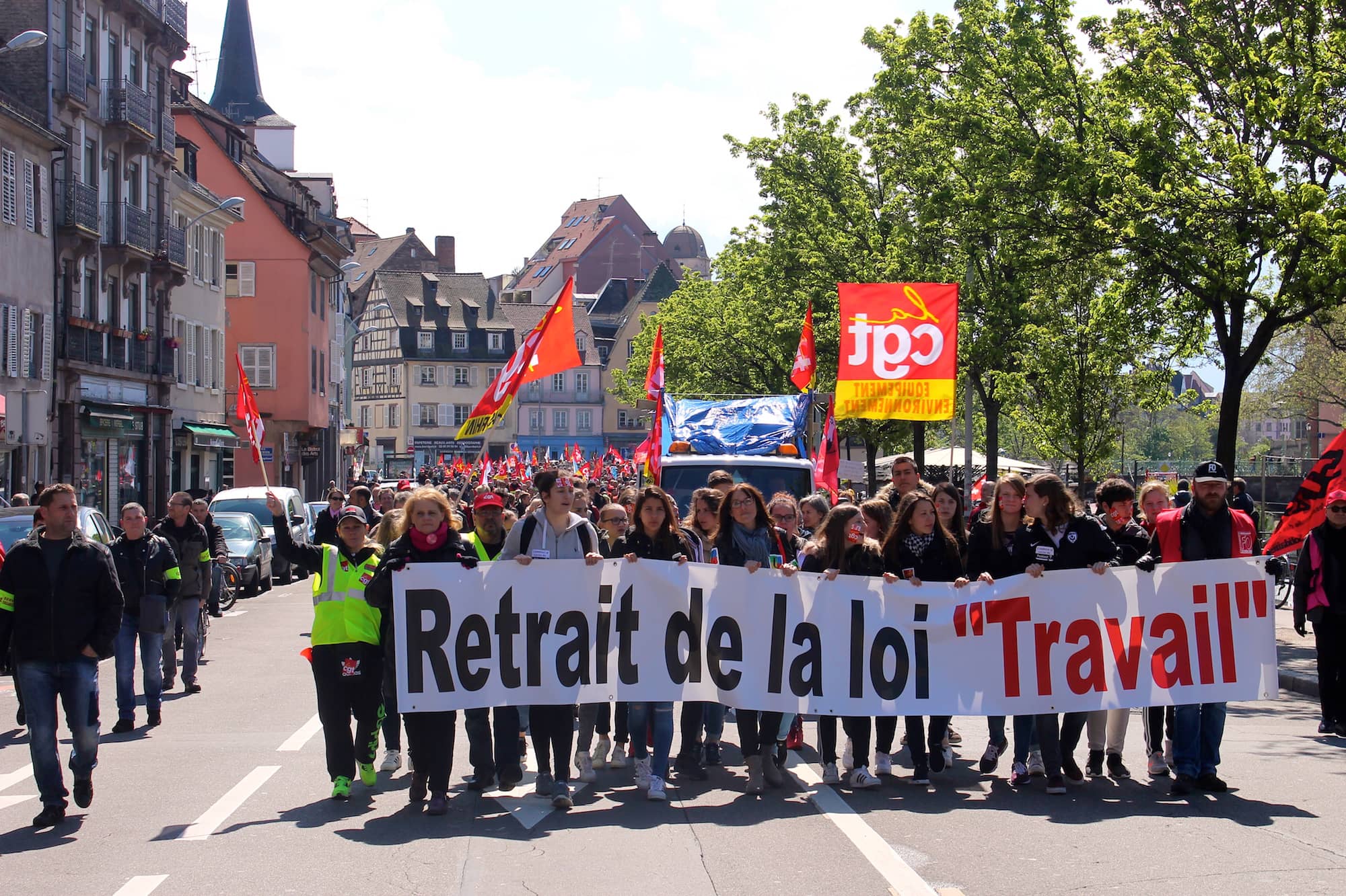 Mercredi matin, manif de soutien à des syndicalistes poursuivis