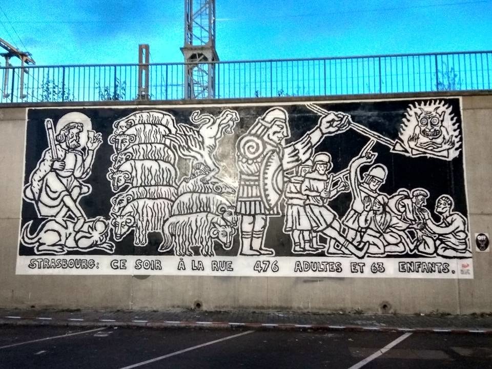 Graff de Bisch Street Art (Photo collectif SDMPSD / Facebook)