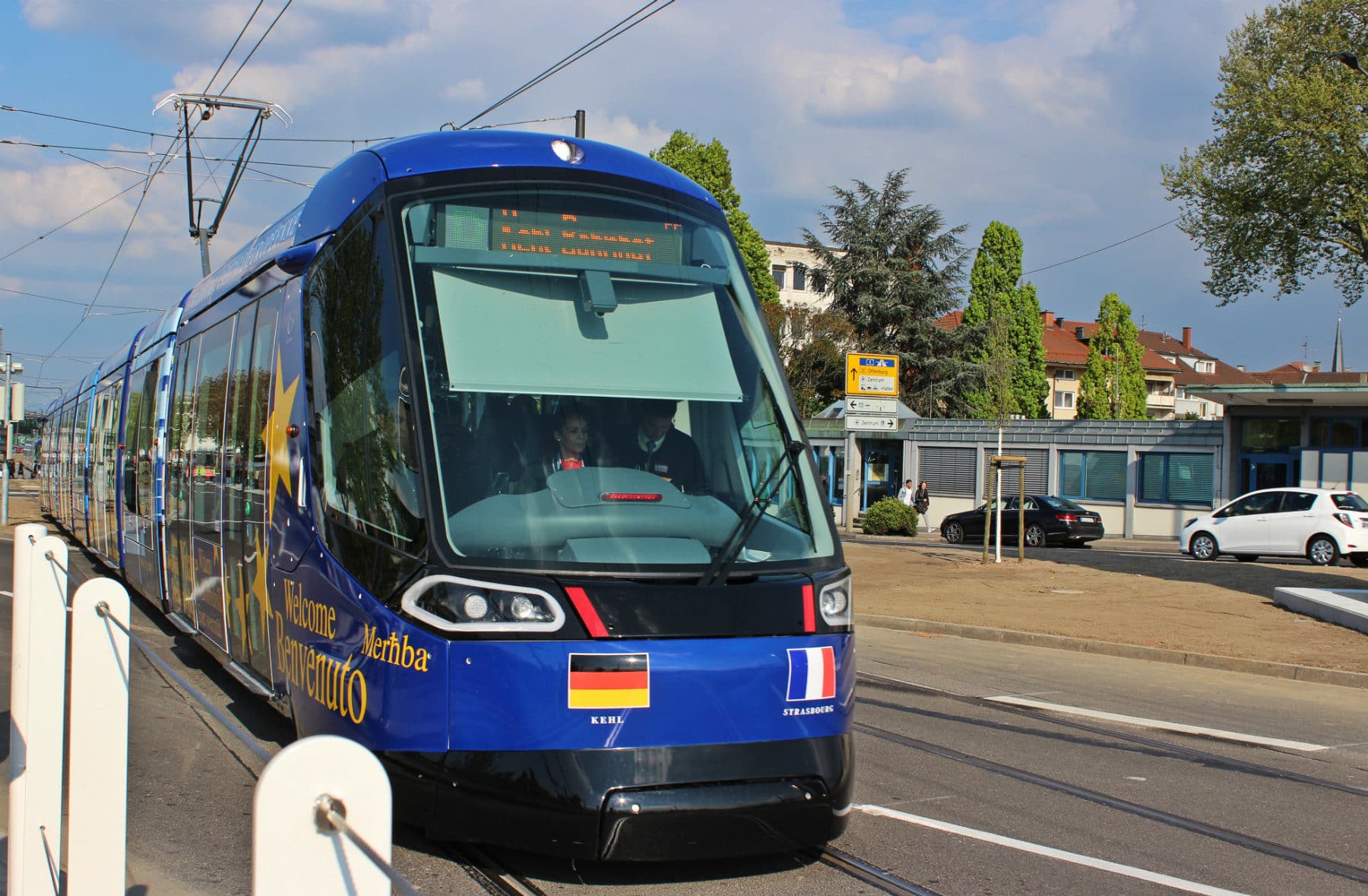 À l’inauguration du tram franco-allemand, l’Europe aux abonnés absents