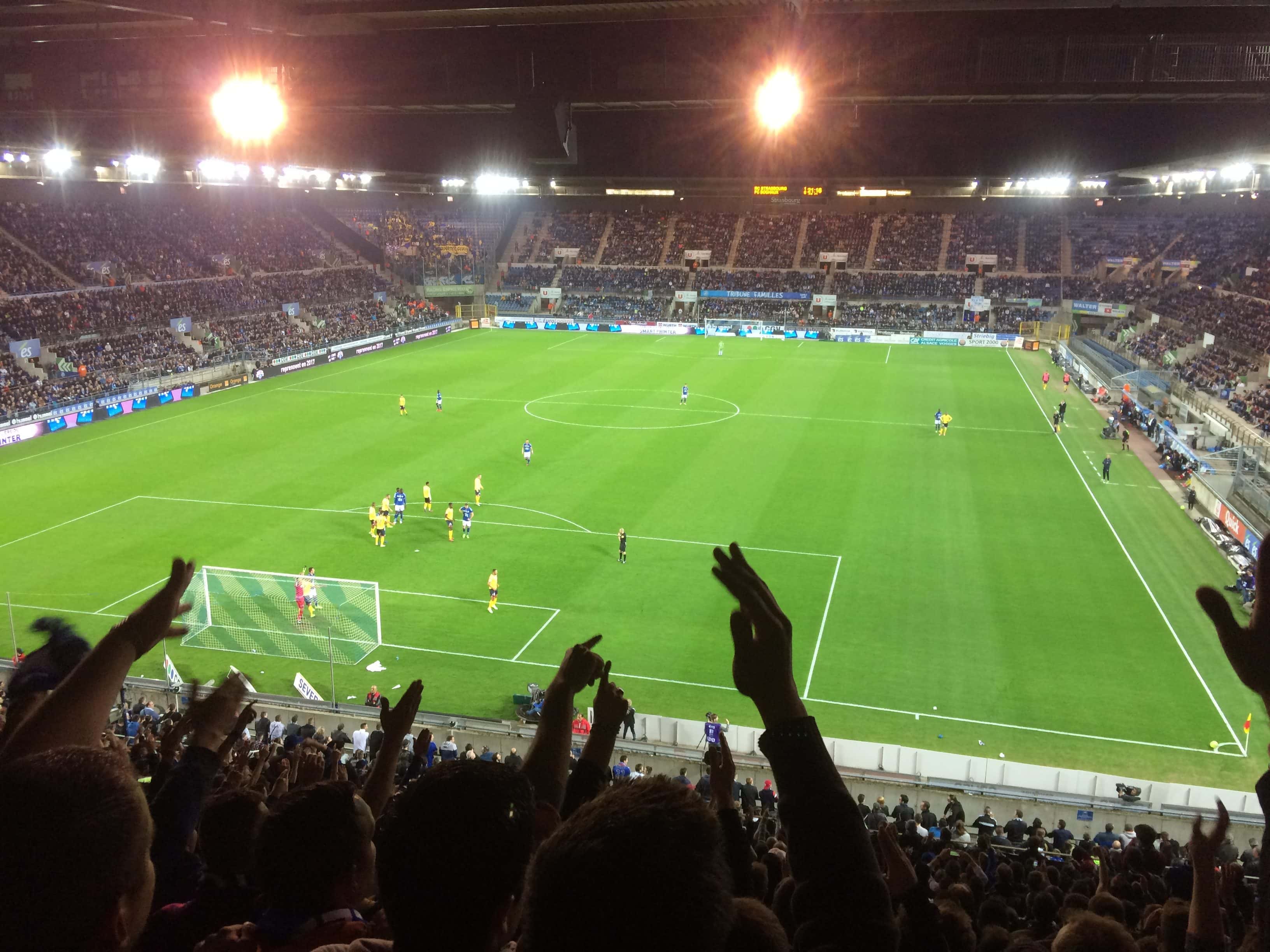 Racing : un léger agrandissement du stade de la Meinau pour la Ligue 1 à l’étude