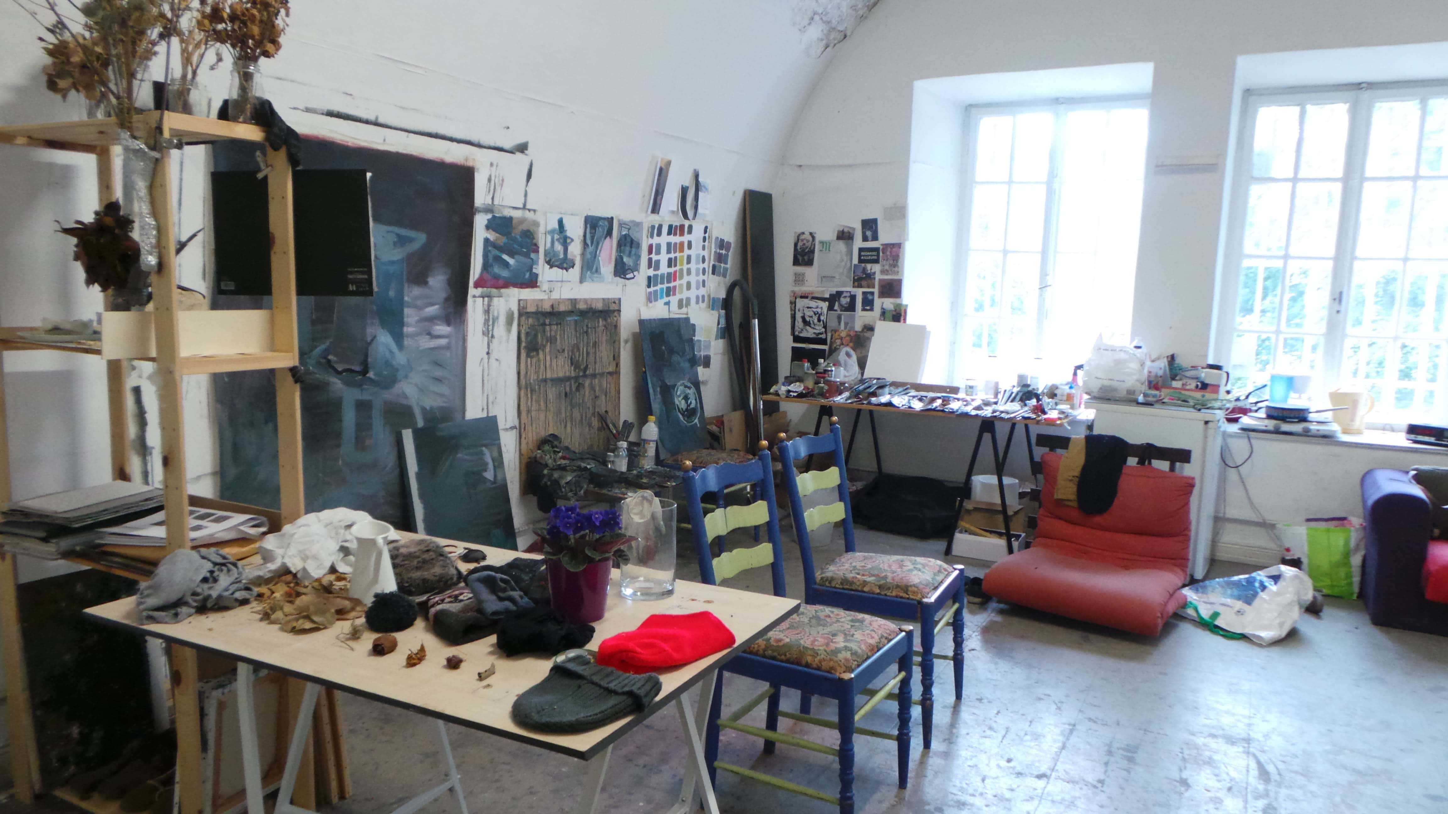 Les ateliers du Bastion XIV sont loués aux artistes pour 50 euros par mois (Photo RG / Rue89 Strasbourg)
